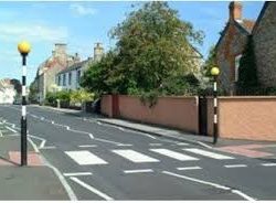 Pedestrian Crossing Post