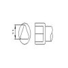 CR 6004 Large Tri Head Key 10mm