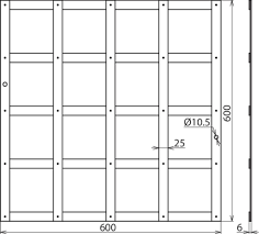 Lattice Earth Mat 600mm x 600mm x 3mm - Image 2