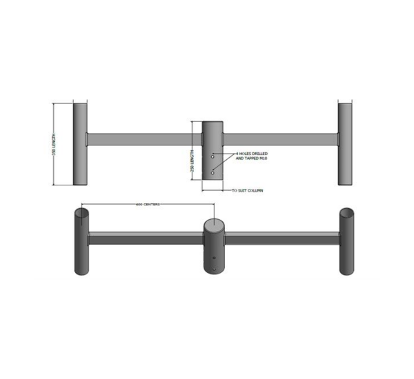 Twin Sphere Bracket CRS-2